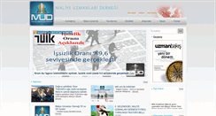 Desktop Screenshot of mud.org.tr